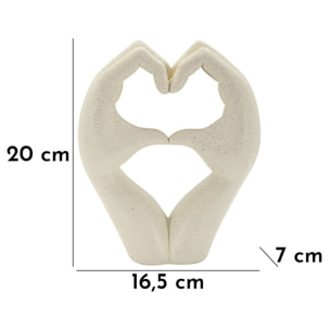SCULTURA LOVE STONS CM 16,5X7X20