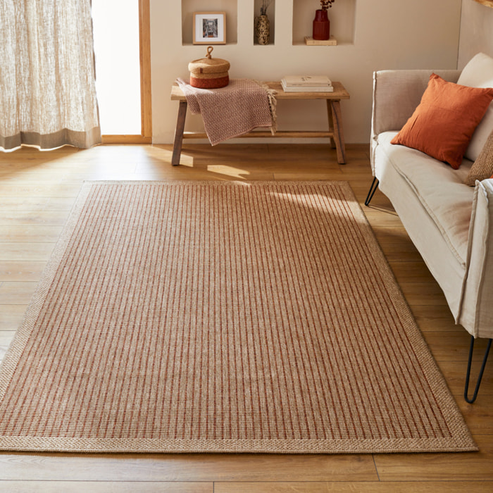 Tapis effet jute naturel