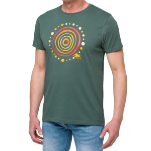 Camiseta de algodón 150 gr Hot Buttered Aboriginal Color Verde Matcha