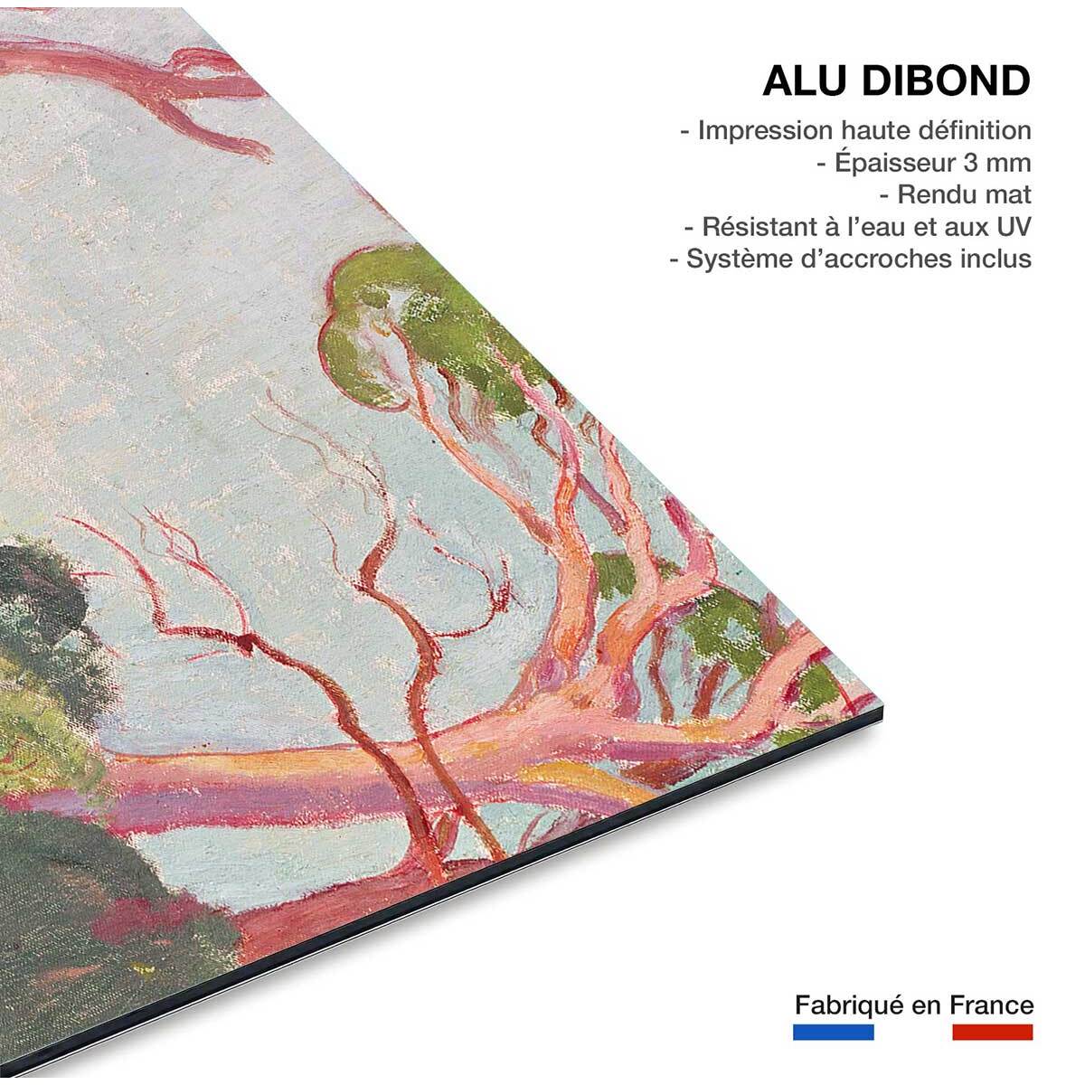 Tableau célèbre la chapelle de cannes de maurice denis  Tableau alu Dibond