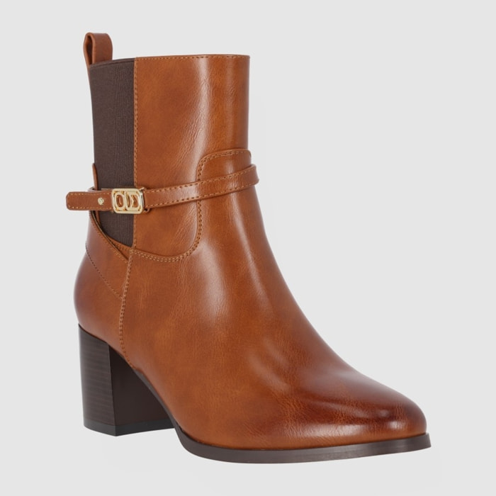 Botines - Cuero - Tacón: 6 cm