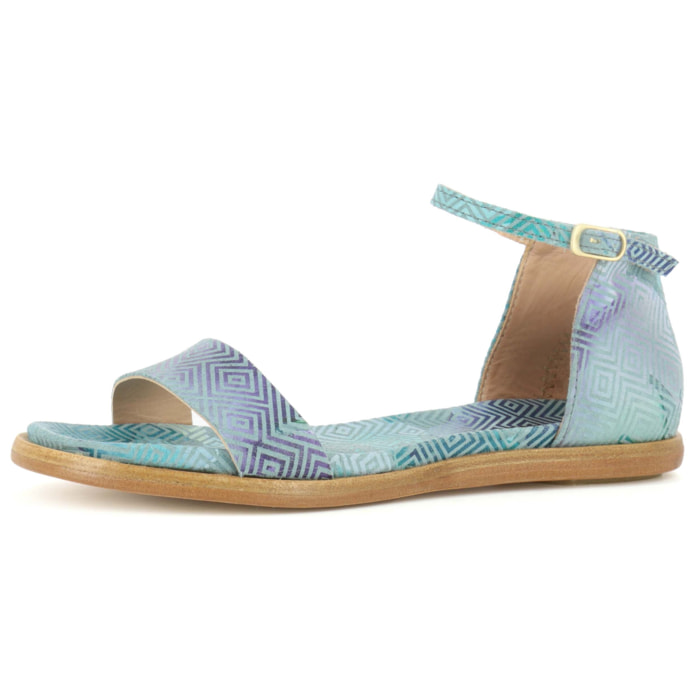 Sandalias S941 FANTASY GEO BLUE / AURORA color Geo blue