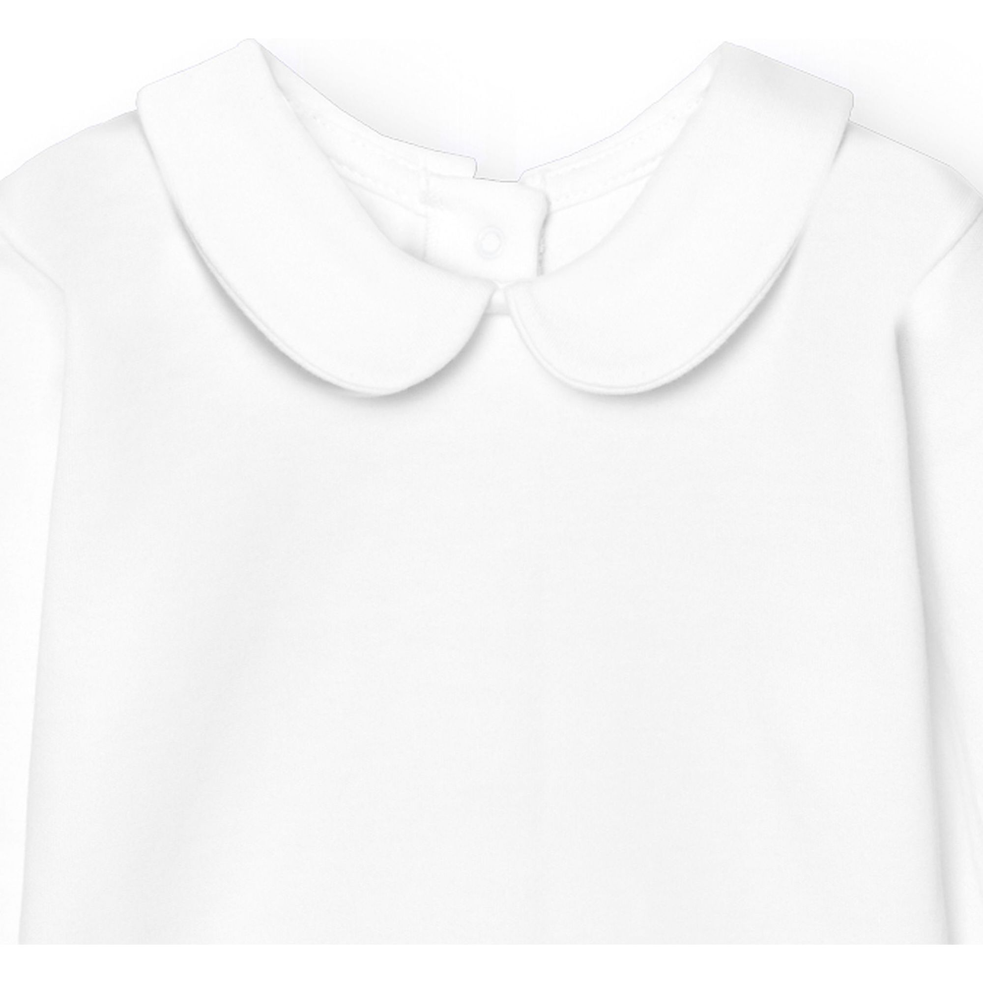 Camiseta bebé manga larga cuello fino