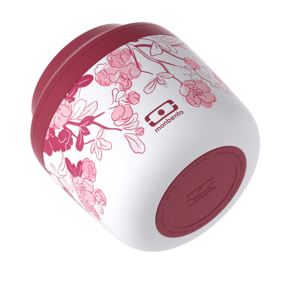 Set lunch box isotherme 550ml Magnolia + sac de transport + couverts