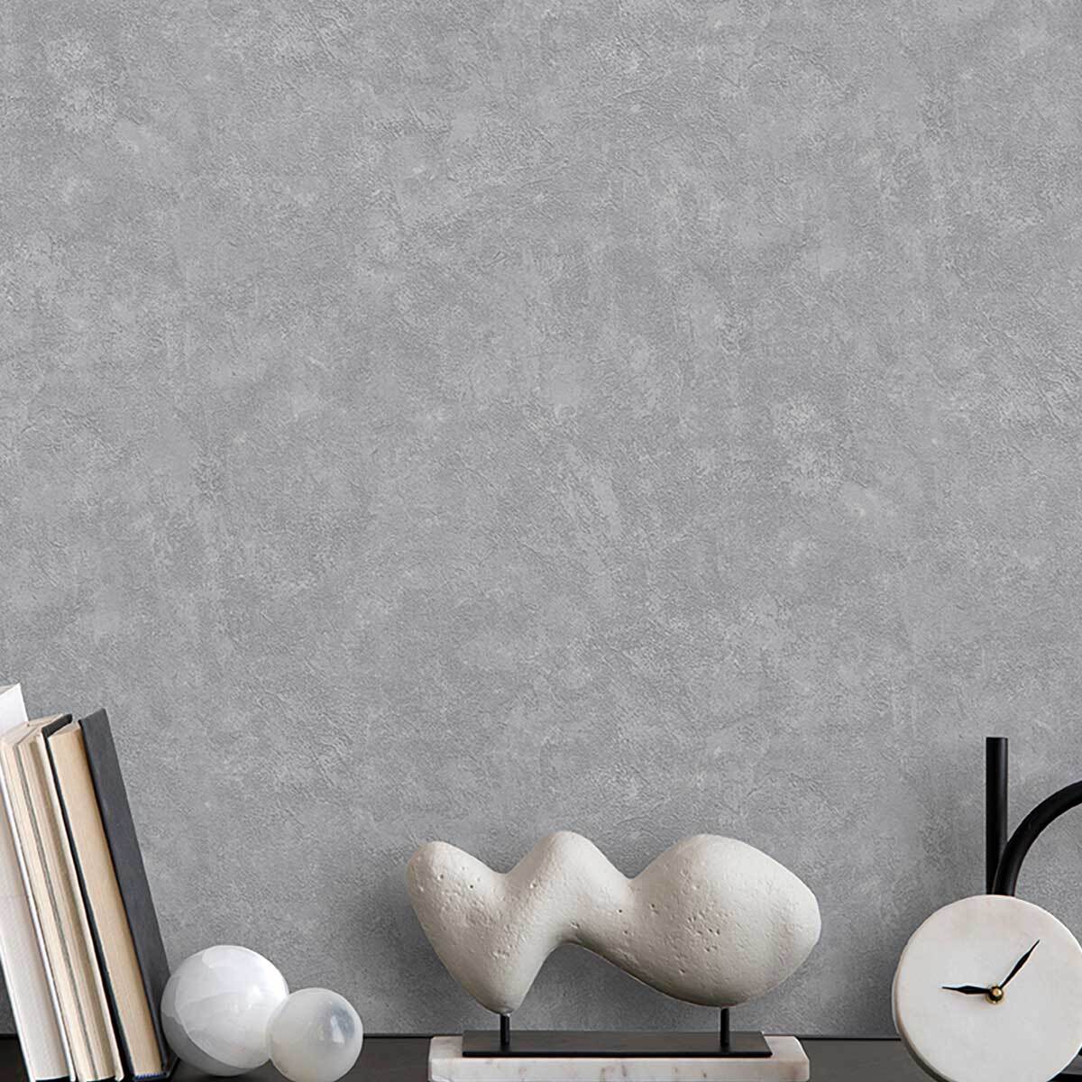 Papier peint texture gris minéral élégant