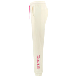Kappa - Pantalones Mujer Blanco - LOGO FESIA