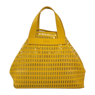 Bolso de Mano Cheval Firenze Ocean Amarillo Mostaza