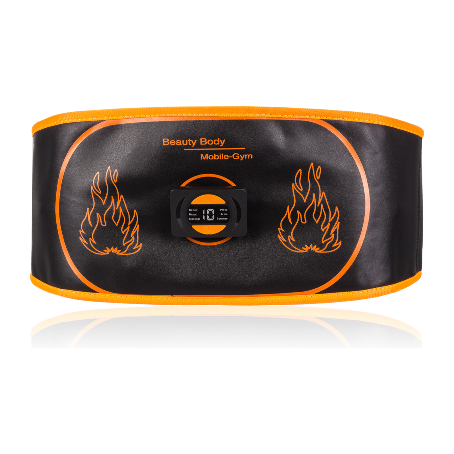 Cintura stimolatore elettrico per vita e addome EMS Smart Fitness. Batteria ricaricabile. 15 intensità, 6 modalità. Promuove la circolazione sanguigna.