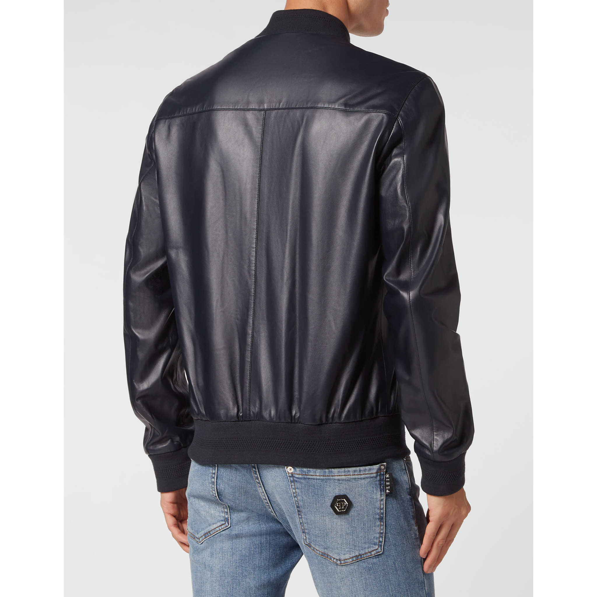 PHILIPP PLEIN Leather Bomber