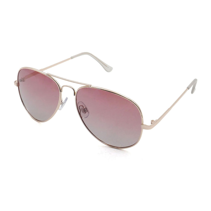 Gafas de sol OCEAN BANILA - Oro mate / Rosa
