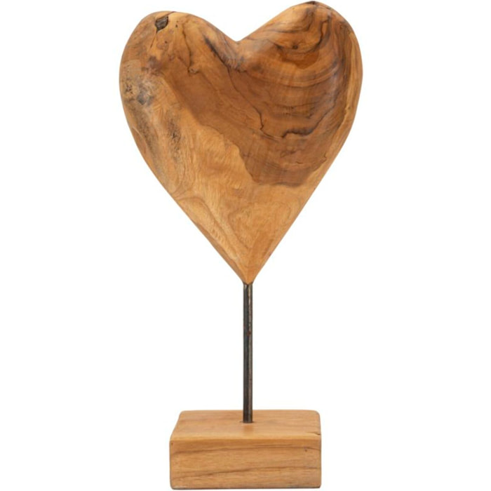 SCULTURA DOBU IN TEAK RICICLATO CM 20X12X37 (PEZZI UNICI - NON RIP. IN SERIE)