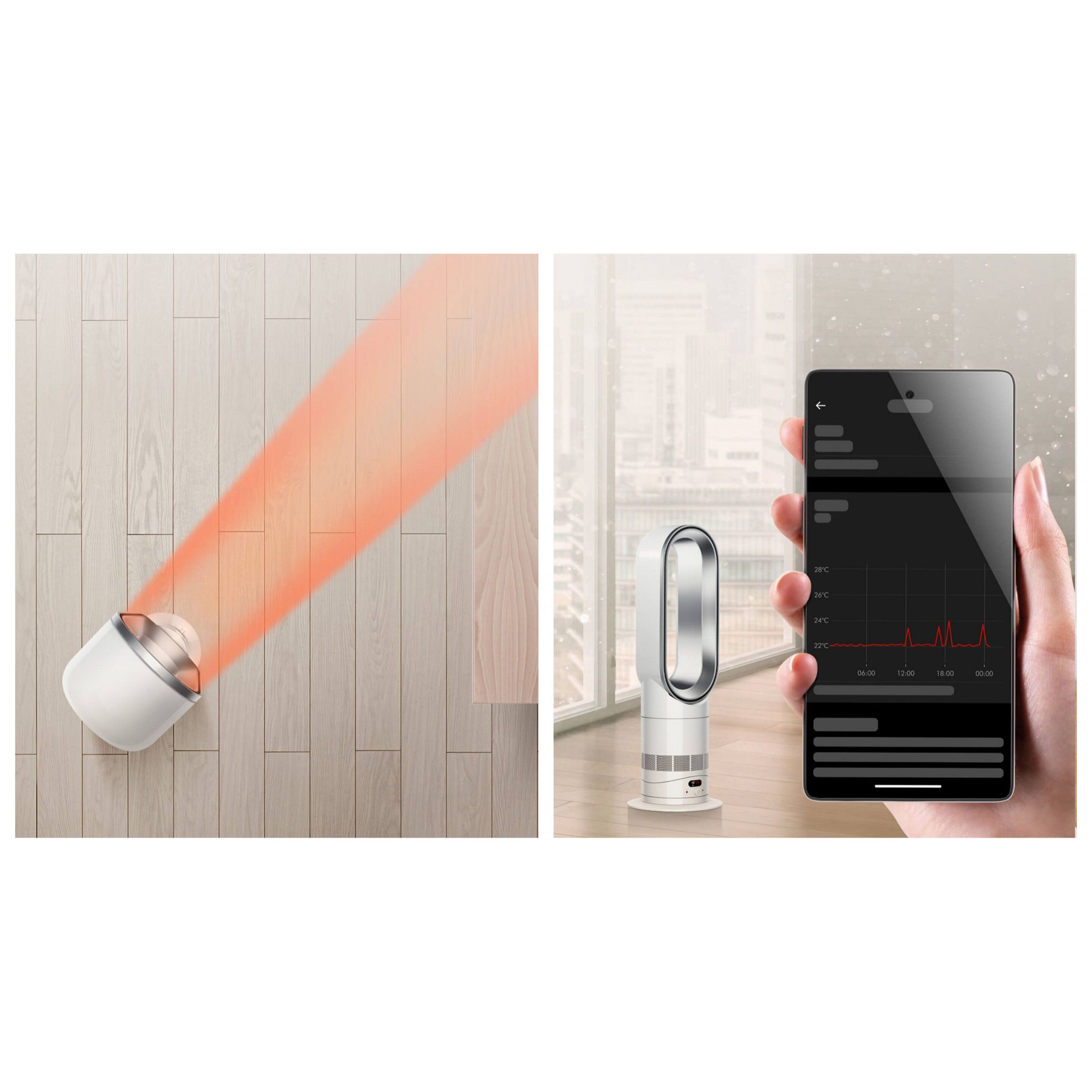 Ventilatore e termoventilatore Dyson Hot+Cool™ HF1 Remote Link Pre-heat | Nuovo