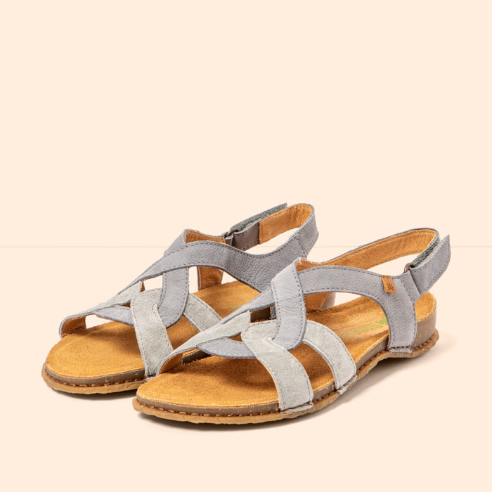 Sandalias N5819 NOBUCK-SILK DENIM /PANGLAO color Denim