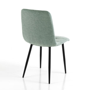 TOMASUCCI set 4 sedie FAFFY MINT GREEN EVO