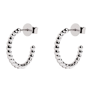 Orecchini 19 Pebbles in Argento