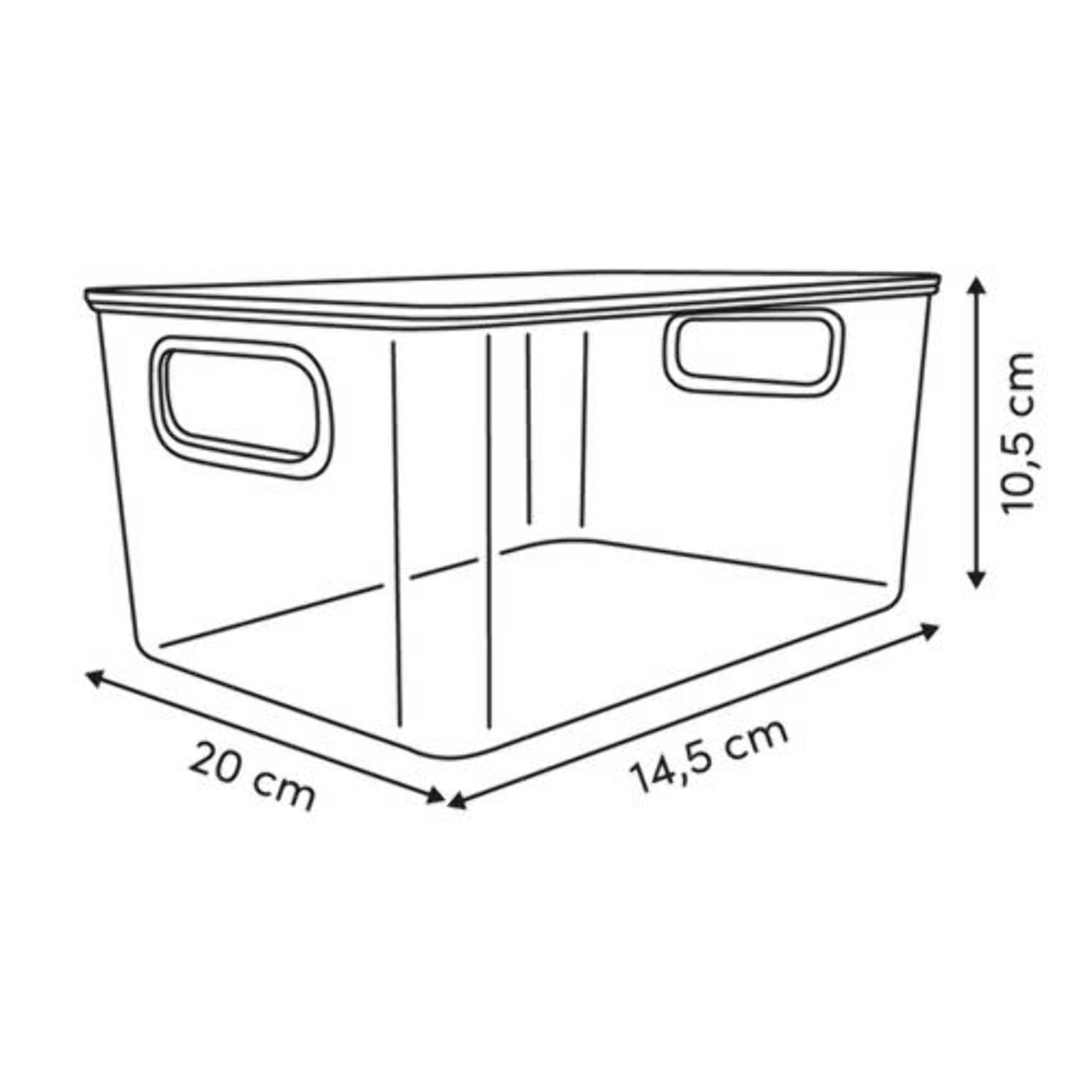 Boîte de rangement avec couvercle Lycia 8L Vert