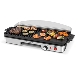 Plancha électrique RIVIERA ET BAR QPL365 Power Zone à poser, 50x25 cm