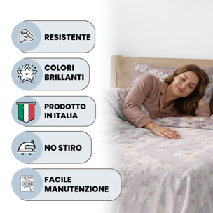 COMPLETO LETTO INFINITY - 100% Microfibra