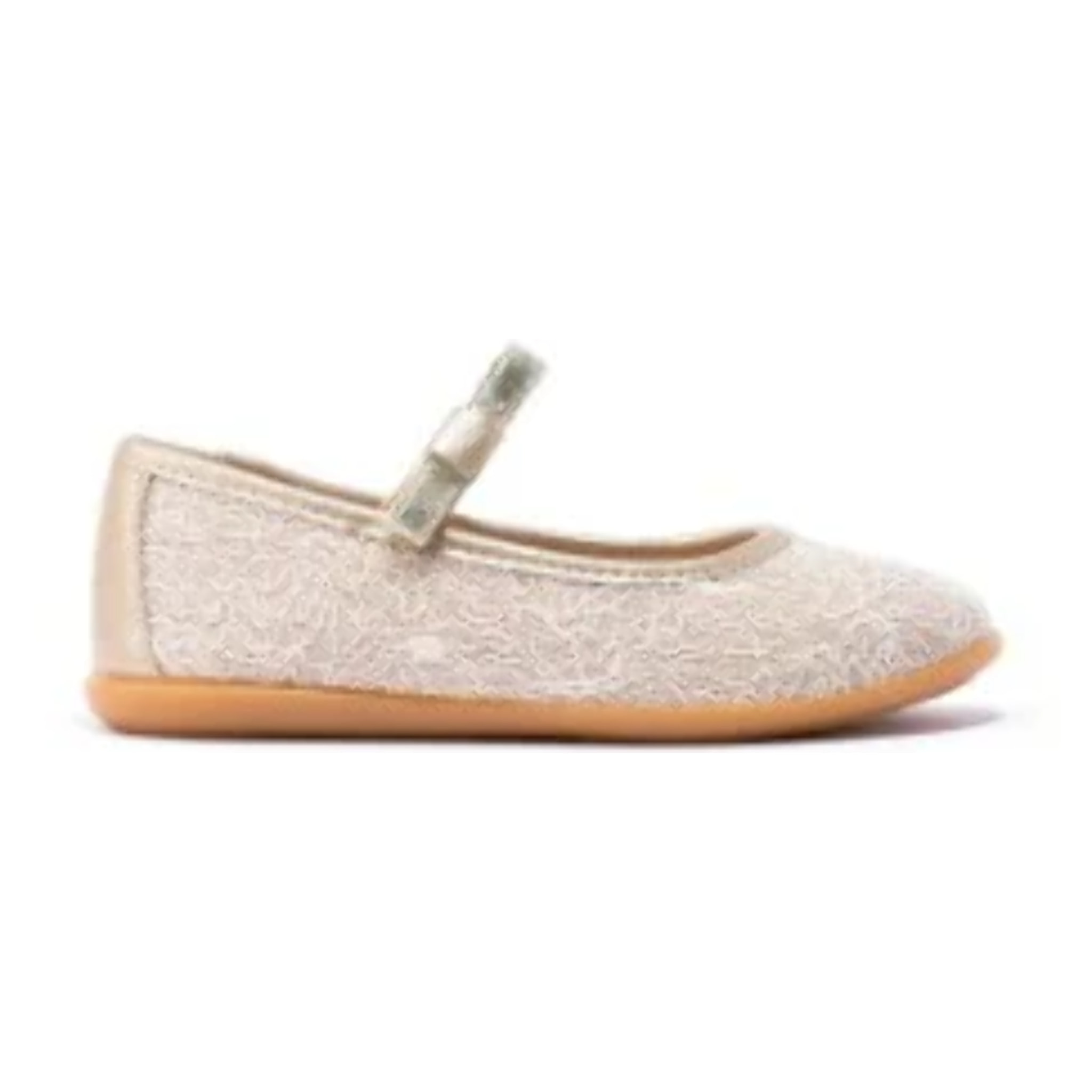 Ballerina per bambini con dettagli metallici e chiusura con fibbia