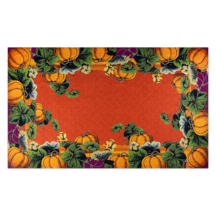 Tovaglia rettangolare Excelsa Pumpkin, 100% cotone drill multicolore, 150 x 250 cm