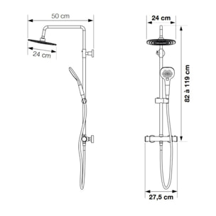 Kinedo - Colonne de douche Aquafactory