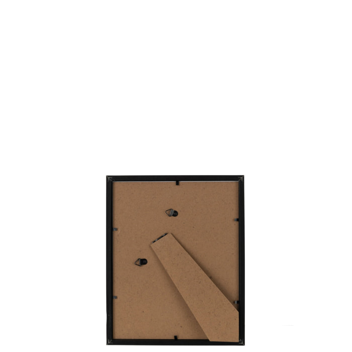 J-Line cadre photo Basic - bois - noir - moyen - 2 pièces