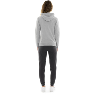 Tuta da donna invernale con cappuccio e zip 'Silver'
