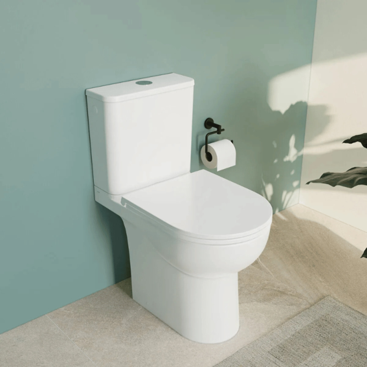 WC à poser sans bride sortie horizontale Vortex M-20 avec abattant frein de chute