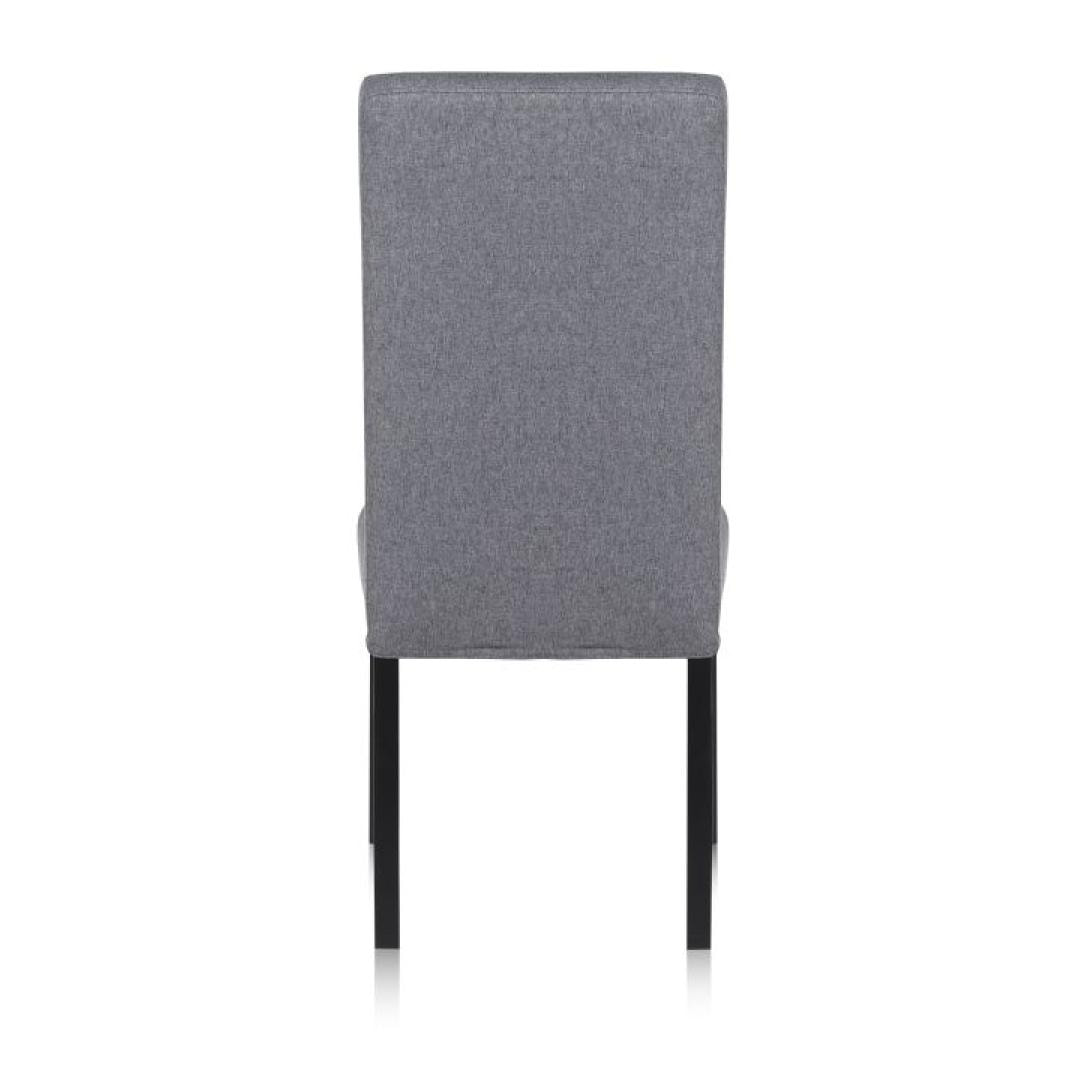 Pack 2 sillas de comedor Africa Tejido Gris - Negro