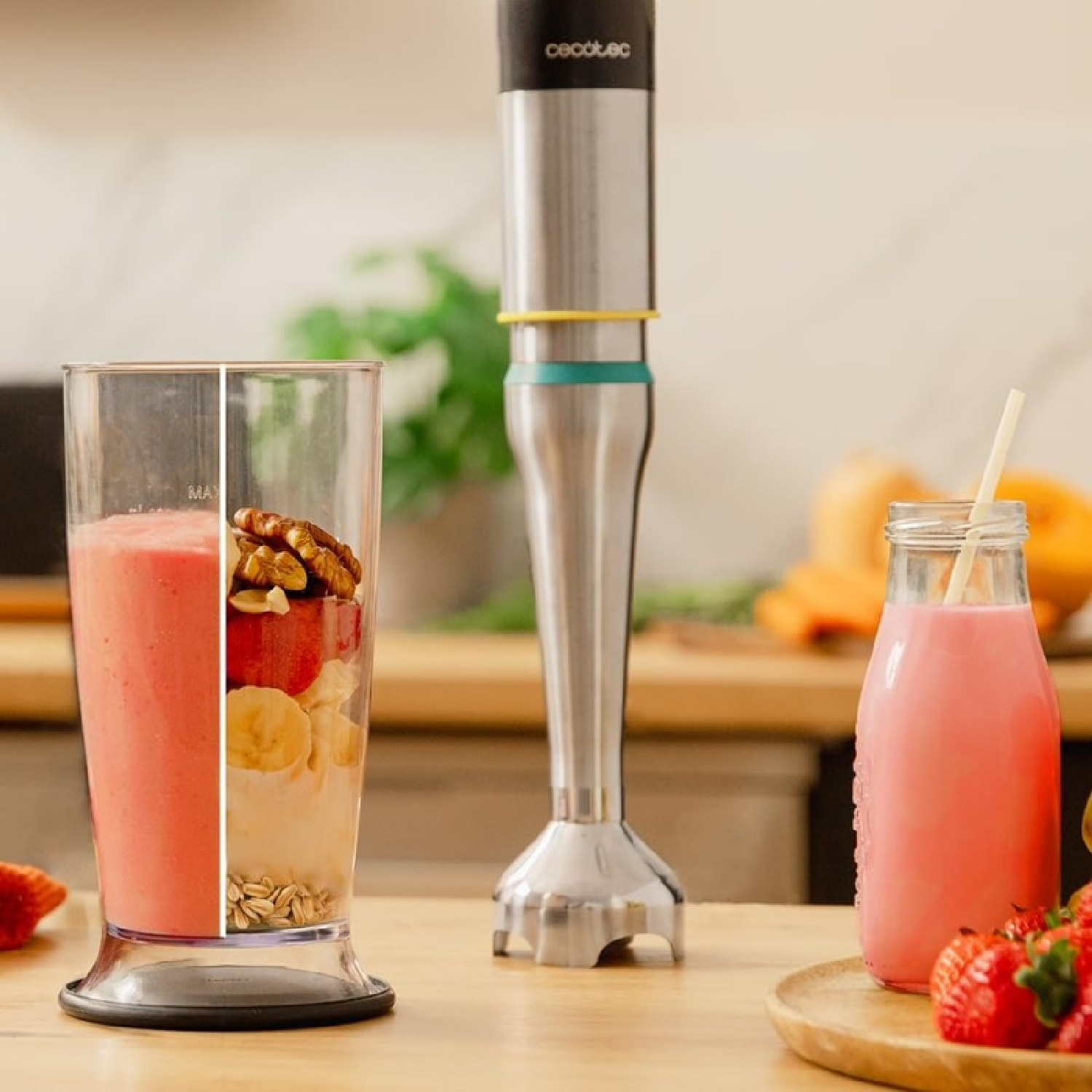 Cecotec Katana TotalDestroy 1500XL DK Hand Blender, 1500 W, 21 vitesses et Turbo