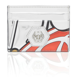PHILIPP PLEIN Embossed Credit Card Holder 3D Plein