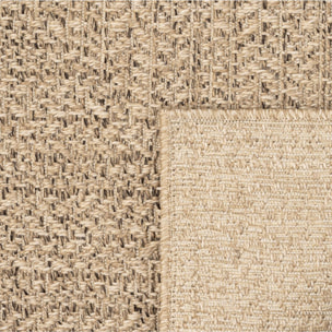 Tapis extérieur intérieur NOLAM 1 aspect jute ton sur ton