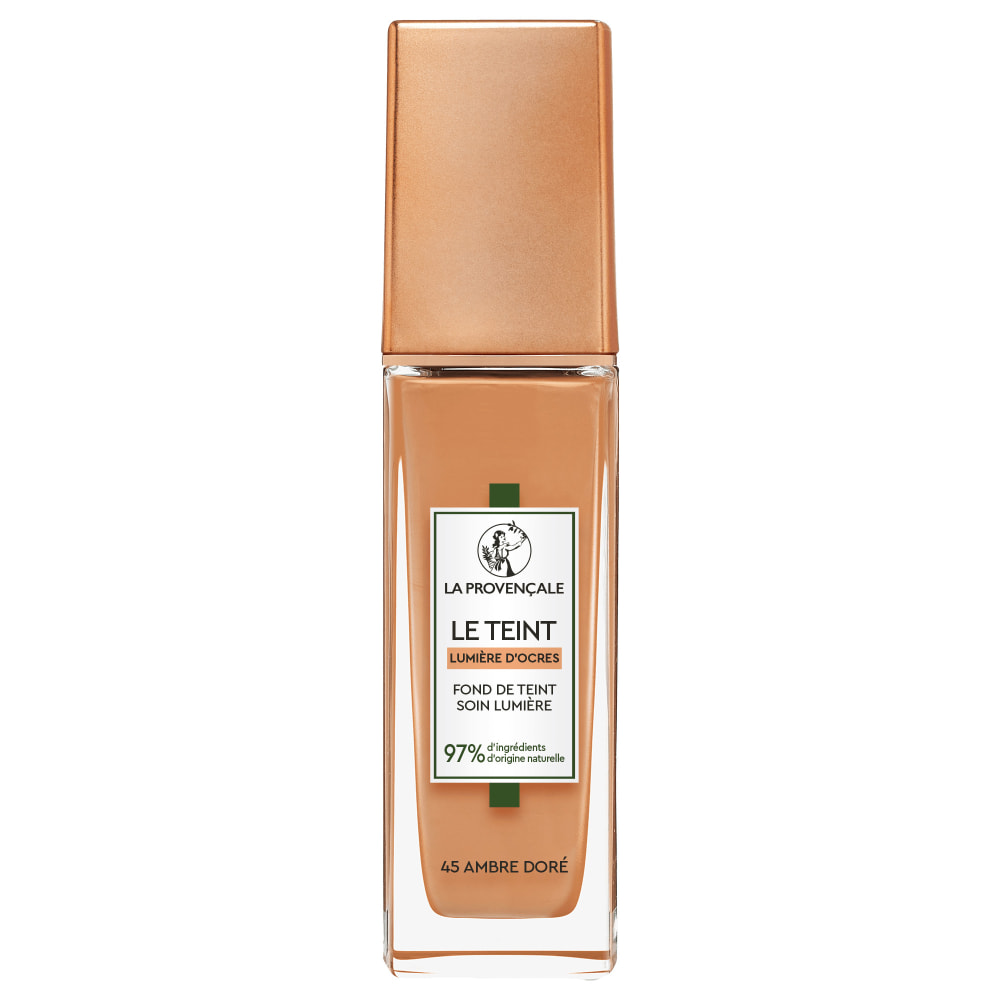 La Provençale Le Fond de Teint Soin Lumière Naturel 45 Ambre Doré 30ml