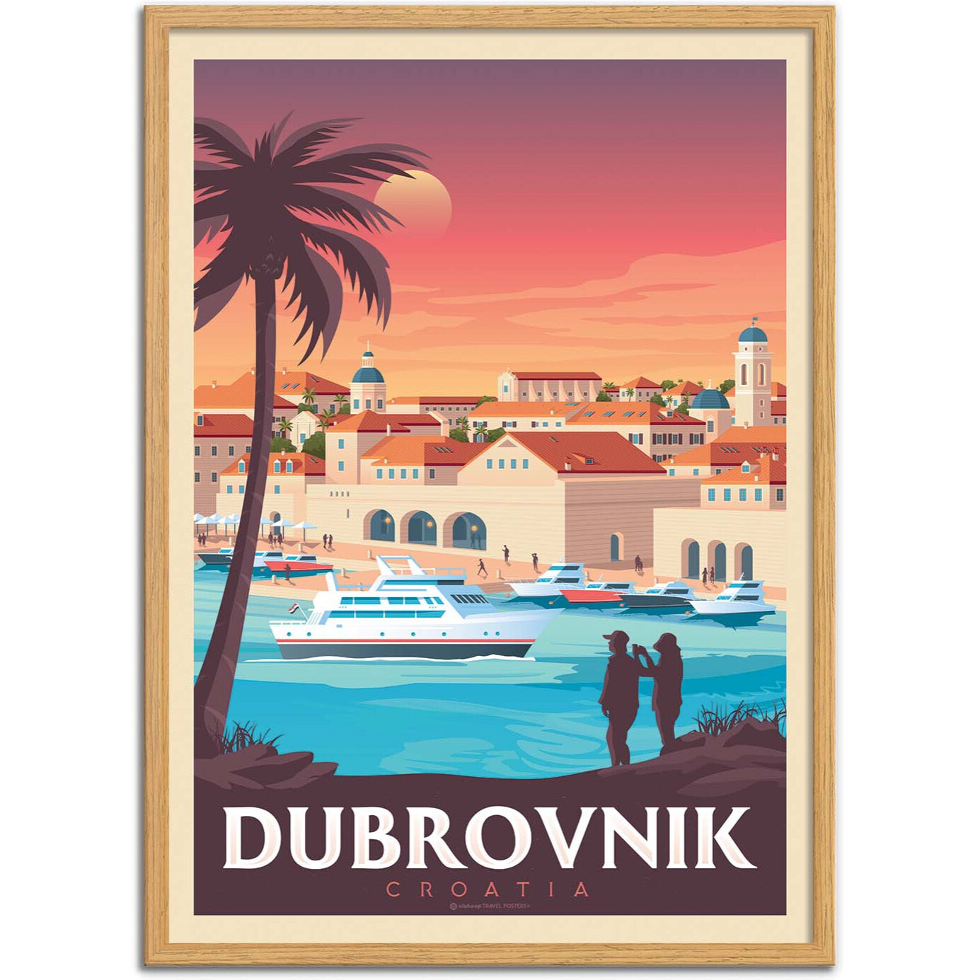 Affiche - Dubrovnik - Olahoop Travel Posters
