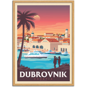 Affiche - Dubrovnik - Olahoop Travel Posters