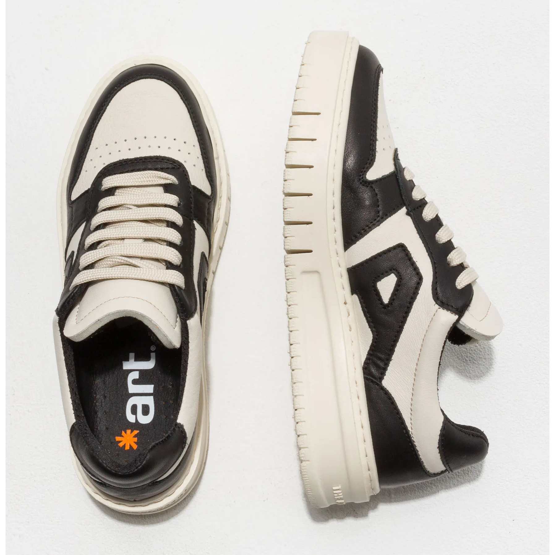 Zapatillas 1777 NAPPA BLACK-CREAM/BELLEVILLE color Black-cream