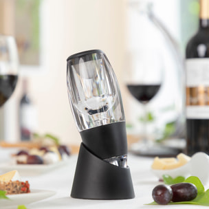 Aeratore Professionale per Vino con Supporto a Torre e Base Antigoccia Winair InnovaGoods