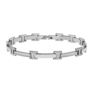 Bracciale Hiriwa 925 Acciaio Inossidabile Silver Uomo