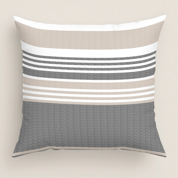 Naturals - Funda de Cojín Estampado - Con Cremallera - Sin relleno - 100% Algodón - William