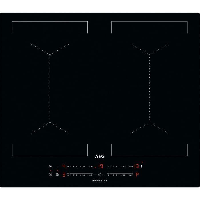 AEG Piano cottura ad induzione Serie 6000 MultipleBridge 60 cm IKE64453IB