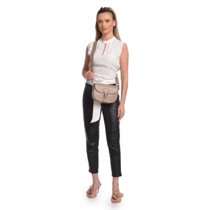 Borsa a spalla Anna Luchini Rosa