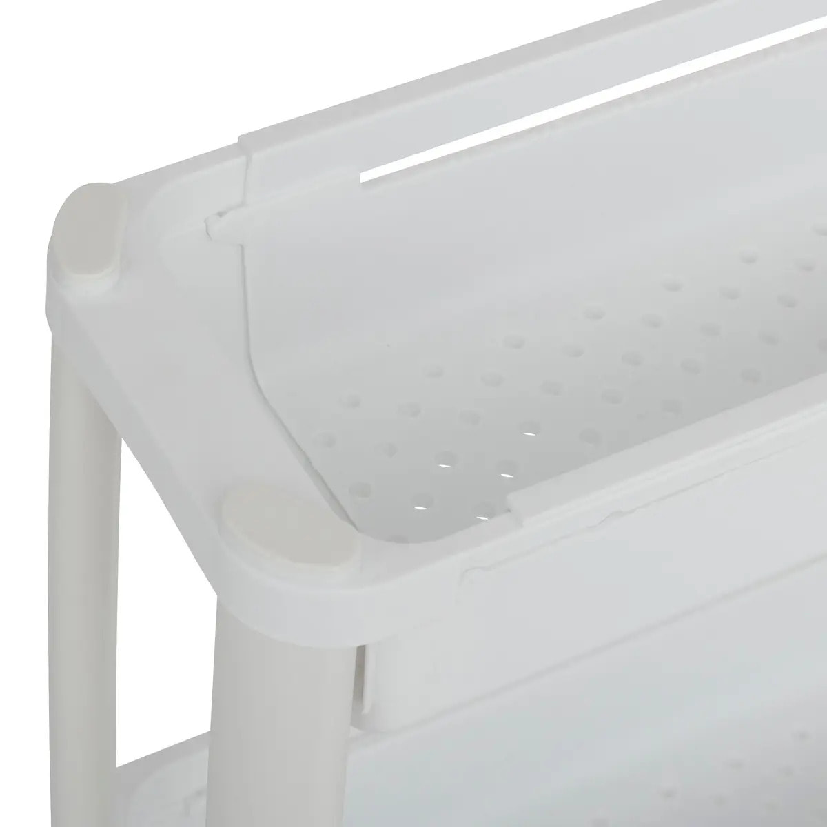 Desserte extensible 4 niveaux blanc