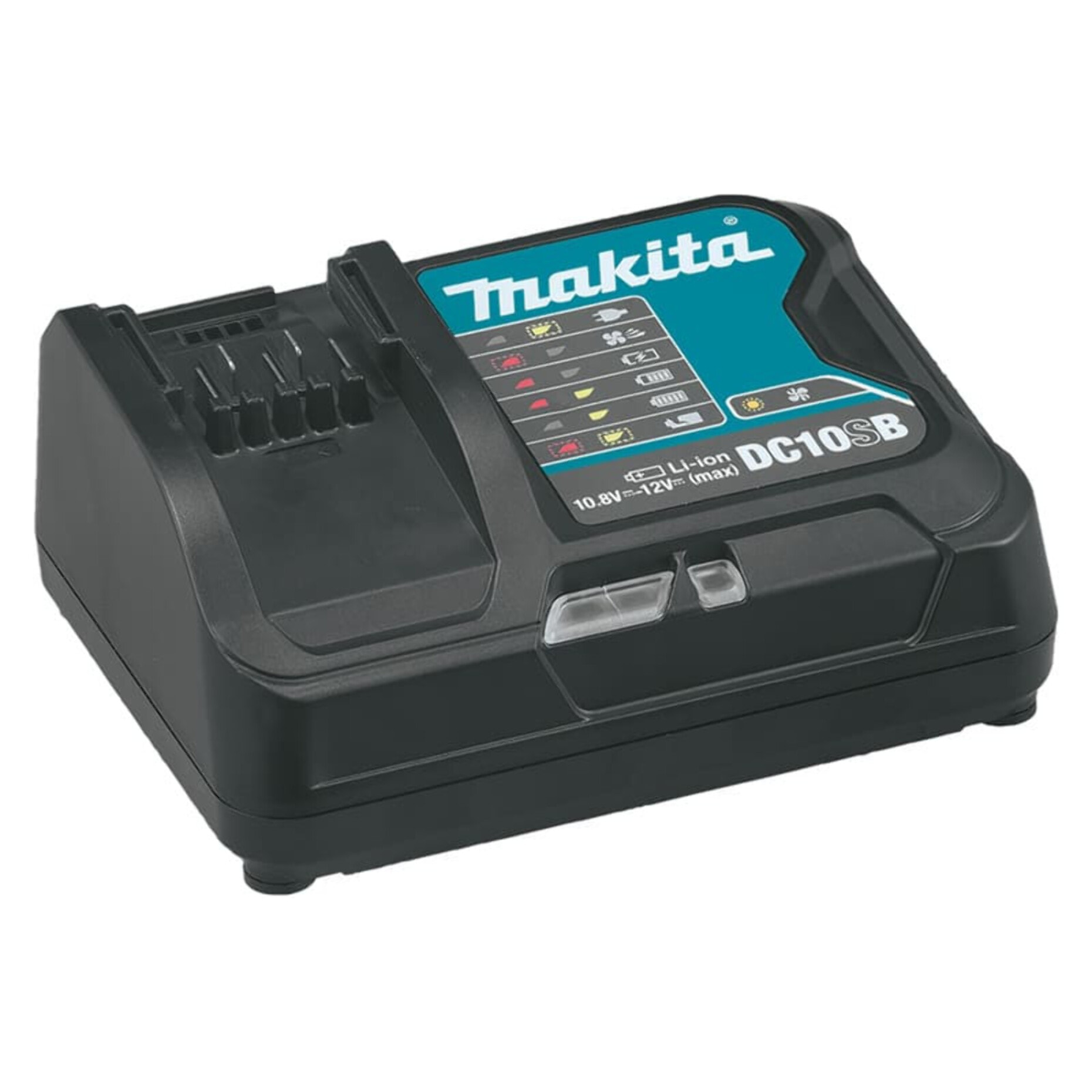 Scie circulaire 10.8V CXT Ø85 mm - MAKITA - avec 2 batteries 12V 4.0Ah - chargeur - MakPac - HS301DSMJ