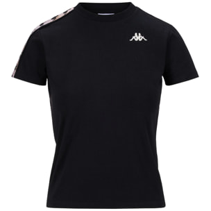 T-Shirts & Top Kappa Donna 222 BANDA PIPPIGT Nero