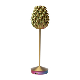 Lampe Swirl Sunset dorée Kare Design