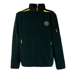 SCUOLA NAUTICA ITALIANA giacca uomo forest/verde fluo