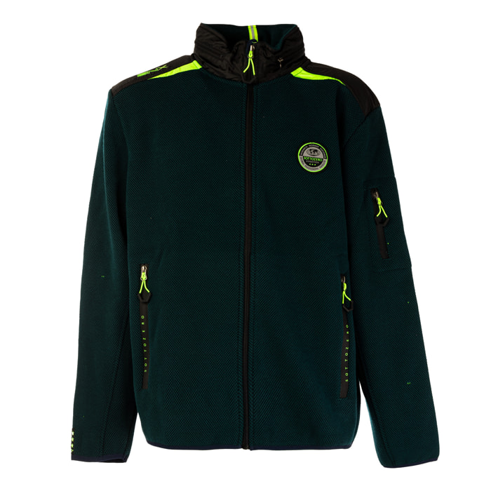 SCUOLA NAUTICA ITALIANA giacca uomo forest/verde fluo