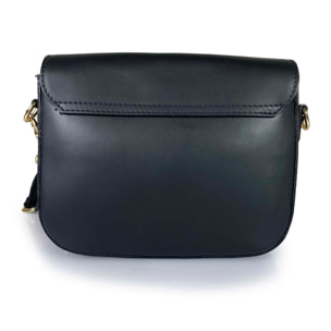 Borse Donna colore Nero-in pelle Made in Italy 24x20x7cm