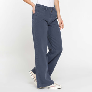 PANTALONI PALAZZO IN BULL DENIM