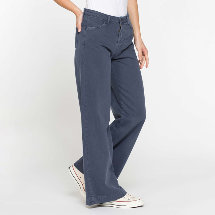 PANTALONI PALAZZO IN BULL DENIM